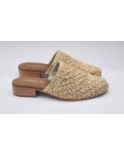 Mules Loralie naturel