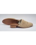 Mules Loralie naturel