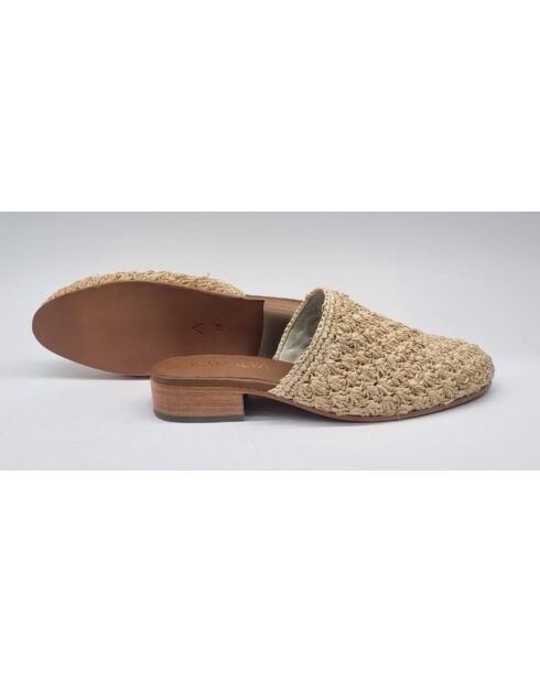 Mules Loralie naturel