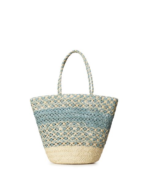Sac cabas Zenea naturel jean