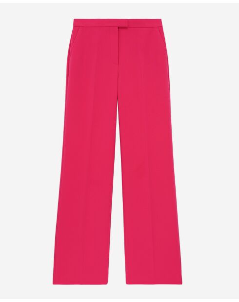 Pantaloni dritti rosa