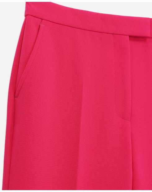 Pantaloni dritti rosa
