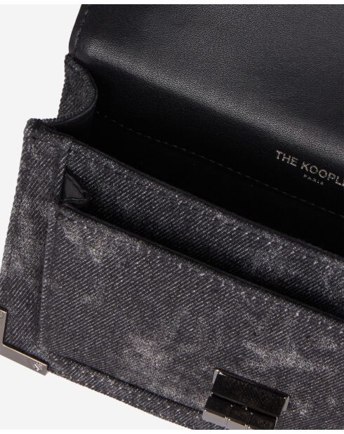 Sac New nano denim black washed