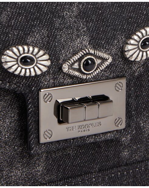 Sac New nano denim black washed