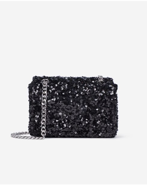 Sac emily small à sequins black