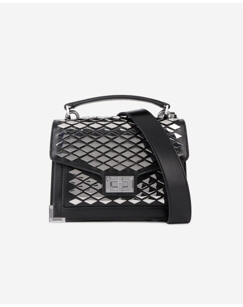 Emily kleine Ledertasche mit schwarzen Nieten
