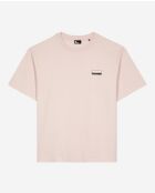 T-shirt manches courtes avec print devant et dos lilas