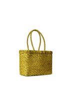 Sac cabas Ayora jaune safran pistache marron caramel
