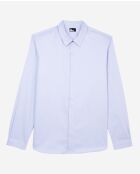 Hellblaues Langarmhemd mit klassischem Kragen