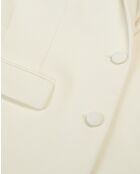 Veste de costume droite écru