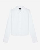 Chemise à manches longues col classique white