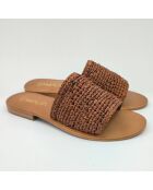 Mules de lavanda y moca
