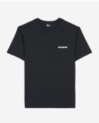 T-shirt met korte mouwen en zwart logo