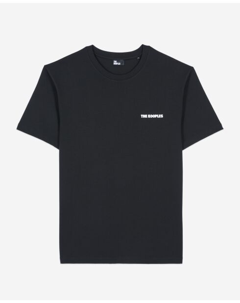 T-shirt met korte mouwen en zwart logo