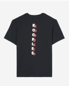 T-shirt met korte mouwen en zwart logo