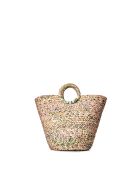 Bolso Calani verde natural rosa the parma
