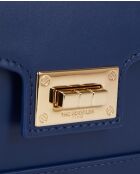 Sac emily small en cuir lisse navy