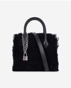 Sac ming medium en sherling black