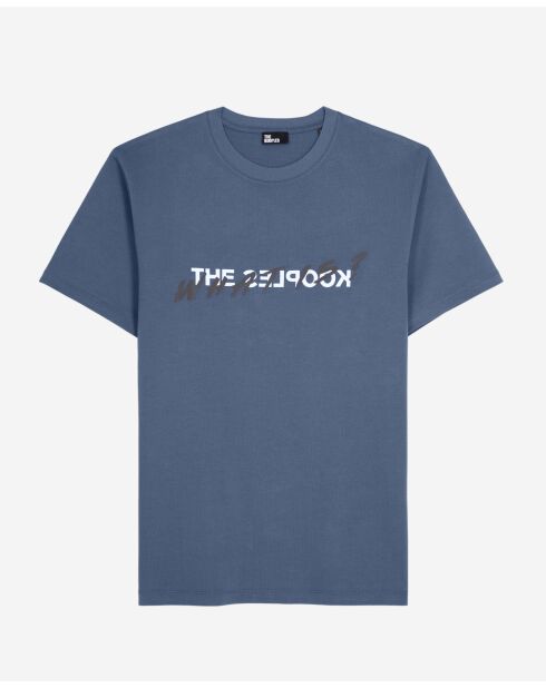Was ist? Kurzarm-T-Shirt Dunkelblau/Dunkelblau