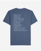 Was ist? Kurzarm-T-Shirt Dunkelblau/Dunkelblau