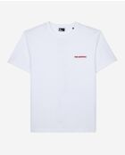 Kurzarm-T-Shirt mit weißem Logo