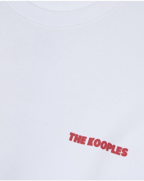 Kurzarm-T-Shirt mit weißem Logo