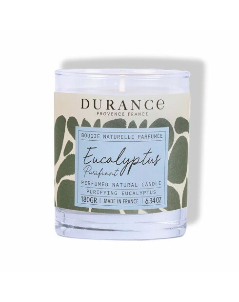 Bougie Naturelle Parfumée Eucalyptus Purifiant  - 180g