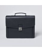 Porte-document en cuir Rodin noir - 41x12x31 cm