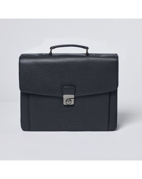 Porte-document en cuir Rodin noir - 41x12x31 cm