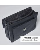 Porte-document en cuir Rodin noir - 41x12x31 cm