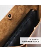 Borsa George V in pelle cognac - 32x11x45 cm