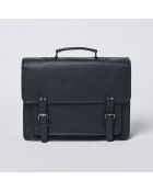 Porte-document en cuir Orsay noir - 38x13x31 cm
