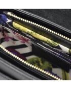 Montaigne zwarte leren handtas - 31x15x26 cm