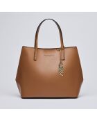 Borsa Rivoli in pelle cognac - 45x15x30 cm