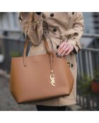 Borsa Rivoli in pelle cognac - 45x15x30 cm