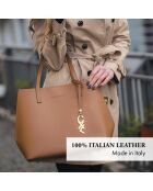 Borsa Rivoli in pelle cognac - 45x15x30 cm