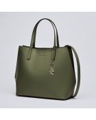 Rivoli Handtasche aus khakifarbenem Leder - 45x15x30 cm