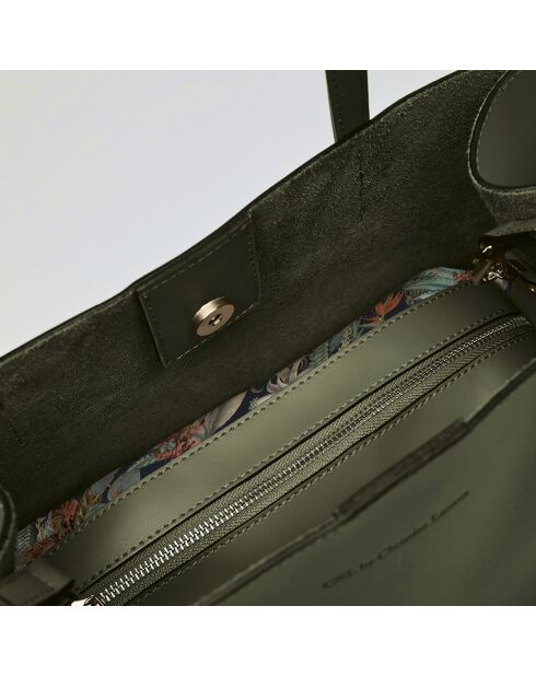 Rivoli Handtasche aus khakifarbenem Leder - 45x15x30 cm