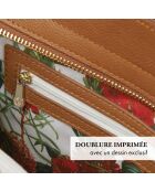 Stella Schultertasche aus cognacfarbenem Leder - 12x20,5x4 cm
