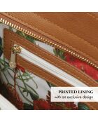Bolso de hombro Nina de piel coñac - 17x24x9,5 cm