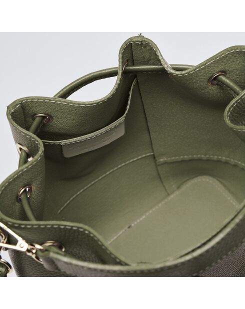 Champs Elysée Beuteltasche aus Leder in Khaki - 25x15x28 cm