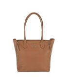 Borsa Madison in pelle cognac - 30x40x15 cm