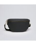 Marsupio Madeleine in pelle nera - 23x6x13 cm