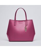 Rivoli Handtasche aus rosafarbenem Leder - 45x15x30 cm