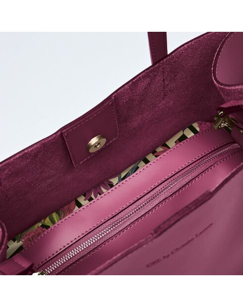 Rivoli Handtasche aus rosafarbenem Leder - 45x15x30 cm