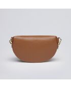 Marsupio Madeleine in pelle cognac - 23x6x13 cm