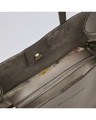 Rivoli Handtasche aus nudefarbenem Leder - 45x15x30 cm