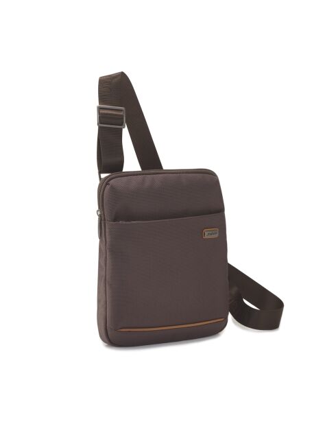 Melvin braune Sammeltasche - 25x6x30 cm