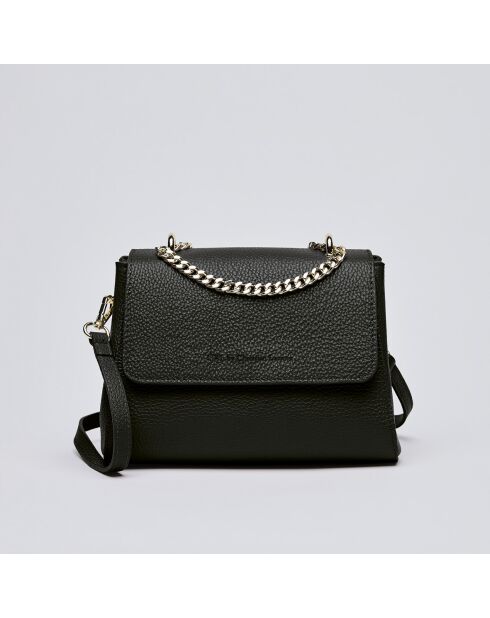 Cremieux schwarze Lederhandtasche - 24x8x18 cm