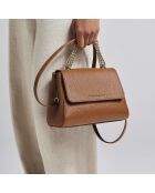 Cremieux schwarze Lederhandtasche - 24x8x18 cm